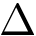$\Delta$